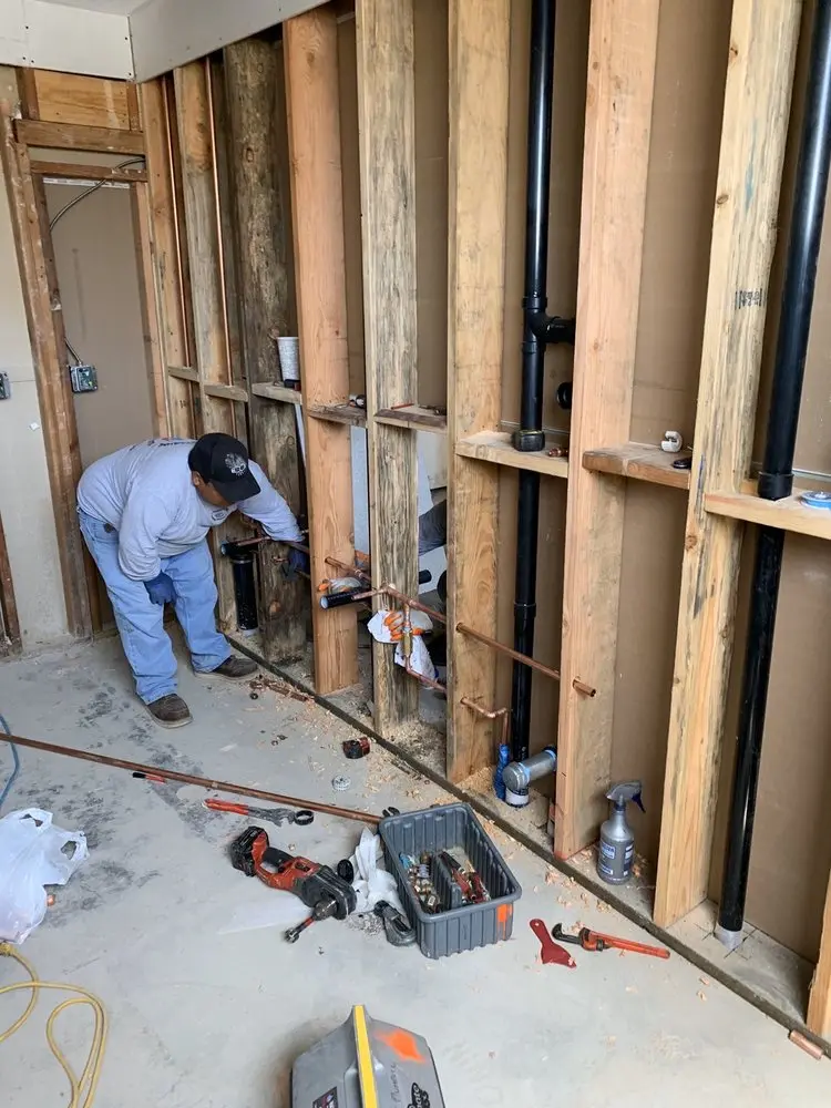 Commercial rough-in plumbing for Water Heater Replacement in Madera Acres